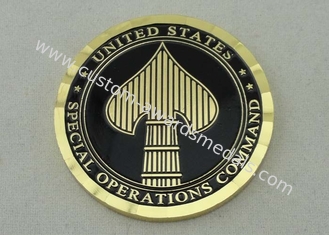 Moneda suave personalizada del esmalte del comando de operaciones especiales de los E.E.U.U.