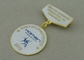 El latón sellado concede el oro de las medallas con el esmalte duro de imitación para la reunión conmemorativa
