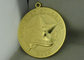 3D a presión material de la aleación del cinc de las medallas de la fundición con el chapado en oro 50 milímetros
