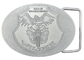 Hebilla del cinturón personalizada de Berlín Brandeburgo del metal de la aleación del estaño/del cinc sin el esmalte (OEM y ODM)