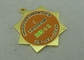Latón duro de los premios de las cintas personalizadas de las medallas del gobierno de la medalla del esmalte 45 milímetros