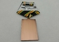 Medalla de Arturo Arntzen 3D, medallas de encargo del deporte con la cinta especial, pieza estampada en frío con el cobrizado antiguo
