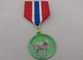 Medalla de encargo del hierro o del regalo del recuerdo del latón o del cobre, medalla de la cinta de la impresión en offset sin platear