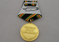 Premios de encargo de la medalla del esmalte suave con la cinta de niebla del Special de la pintura del chapado en oro