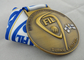 El cobre de FIL U-19/las medallas de la cinta del campeonato del mundo de la aleación/del estaño del cinc con a presión fundición
