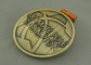 A presión el oro antiguo de los medallones del premio de la medalla de la aleación del cinc de la danza de poste de la fundición 100 milímetros