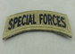 Las fuerzas especiales que bordaban Ejército de los EE. UU. de los remiendos personalizaron insignias bordadas