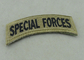 Las fuerzas especiales que bordaban Ejército de los EE. UU. de los remiendos personalizaron insignias bordadas