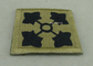 Hierro de encargo bordado de la fuerza aérea de los E.E.U.U. en la solapa de la ropa de los remiendos para el ejército