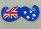El bordado de encargo tejido Australia remienda la solapa para el negocio