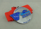 Las medallas de las cintas del premio de la natación de la aleación del cinc, mueren las medallas personalizadas cinta selladas