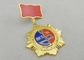 la aduana de Ural Meh Zavo del oro 3D concede las medallas, esmalte duro de imitación de 40m m