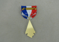 Las medallas de encargo de cobre amarillo 3D de los premios mueren las medallas selladas de los premios grueso de 1,2 - de 10m m