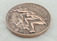Ambos lados 3D personalizaron el cobre de las monedas plateado para la colección