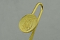 Insignias premio, 2.o o 3D del recuerdo de la aleación del cinc con el chapado en oro