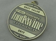 El vino muere las medallas del molde, color de bronce antiguo de las medallas de los premios de la aleación del cinc 3D