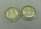 Mueren las monedas personalizadas religión selladas, moneda de cobre amarillo modificada para requisitos particulares del recuerdo de la caridad