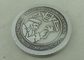 Monedas personalizadas aduana con los tonos dobles que platean, moneda de la caja del terciopelo del recuerdo