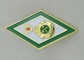 insignias del recuerdo del ejército del oro 3D con el esmalte suave para la fecha y el día de fiesta del recuerdo