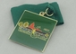 6to Medallas anuales de la cinta del Triathlon de la juventud, cinta a todo color de la impresión con la cinta larga