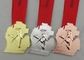 El karate de la aleación del cinc muere las medallas 3D del molde con el logotipo de la impresión para la reunión de deporte