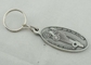 Esmalte suave del llavero promocional de plata antiguo de la galjanoplastia con el logotipo de encargo