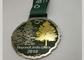 las medallas de la raza de la galjanoplastia del doble 3D, mueren las medallas selladas de los premios de los Triathlons