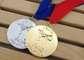 El recuerdo militar del fútbol del premio olímpico del maratón Badges la aleación de encargo del cinc 3D marcial