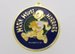 Medalla de cobre amarillo del esmalte del oro de los niños nacionales del servicio, medallas de encargo de la danza
