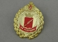 El recuerdo del tornillo de Rusia Badges por el bastidor de Eie de la aleación del cinc, 3D con el chapado en oro