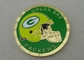 Los Green Bay Packers personalizaron monedas por el latón pegado con el embalaje del bolso del PVC