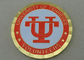 La universidad del chapado en oro de Tennesee personalizó monedas por el material de cobre amarillo 2,0 pulgadas