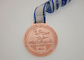 Medallas corrientes de la raza del esmalte suave, cinta de encargo del cuello de las medallas de la raza 5K