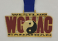Medallas personalizadas Eco plateado cobre brillante de la cinta de la transferencia de calor amistoso