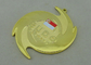 3D mueren las medallas del molde para la academia de Budo/la aleación del cinc con el chapado en oro