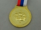 la aleación Rusia material del cinc 3D muere el chapado en oro de las medallas del molde 45 milímetros