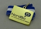 Las medallas de la cinta de Nordbo, aleación del cinc a presión fundición con el esmalte, chapado en oro