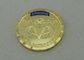 3D mueren material de las monedas y borde de cobre amarillo personalizados pegados del corte del diamante