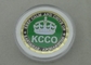 Las monedas militares de encargo de 2,0 pulgadas KCCO por de cobre amarillo mueren chapado pegado y en oro