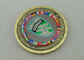 Las monedas personalizadas OTAN de la OTAN de 2,0 pulgadas ISAF cerca a presión fundición y el chapado en oro