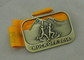 3D a presión las medallas corrientes de la cinta de la fundición para la suciedad 2014 apagado y la galjanoplastia de cobre amarillo antigua