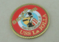 La aleación del cinc de USS La Jolla a presión la moneda personalizada de la fundición, chapado en oro antiguo con el borde de la cuerda