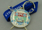 Las medallas del club de remo de Runcorn con el esmalte duro de imitación, a presión fundición y niquelado