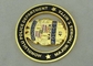 El esmalte suave personalizó al Departamento de Policía de Honolulu de las monedas, moneda de la aleación del cinc del chapado en oro 3D 2,5 pulgadas