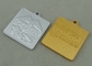La aleación del cinc del oro 3D muere las medallas del molde a presión fundición y texturiza hecho