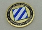 Las monedas personalizadas latón de encargo de 2,0 pulgadas, los militares de los E.E.U.U. del chapado en oro acuñan
