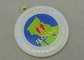 El medio latón de la medalla del esmalte del maratón, muere medalla suave fresca sellada de la insignia del esmalte