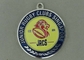 La medalla brillante del esmalte del níquel, aleación del cinc a presión insignia de los deportes de la fundición